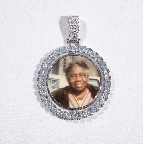 3D Spinning 2-Faced Custom Picture Pendant