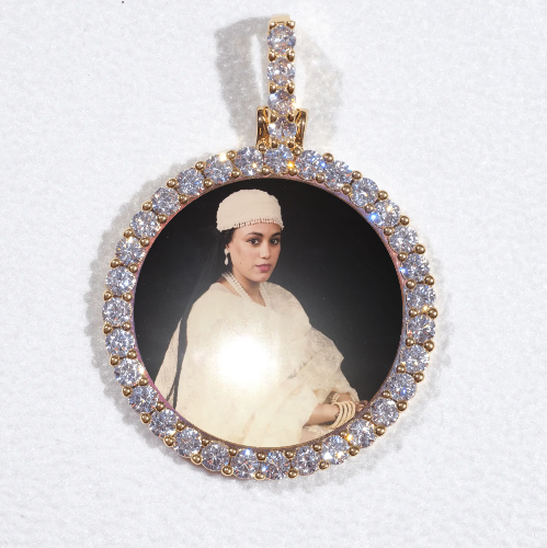 3D CIRCLE CUSTOM PICTURE PENDANT SMALL SIZE