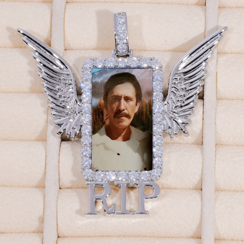 RIP WING 3D CUSTOM PICTURE PENDANT