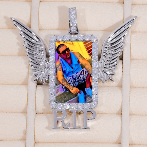 RIP WING 3D CUSTOM PICTURE PENDANT