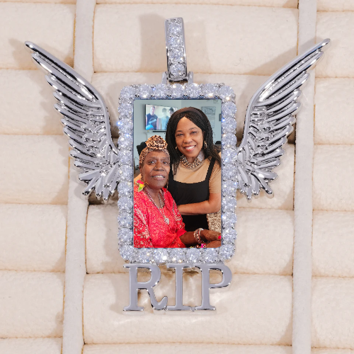 RIP WING 3D CUSTOM PICTURE PENDANT