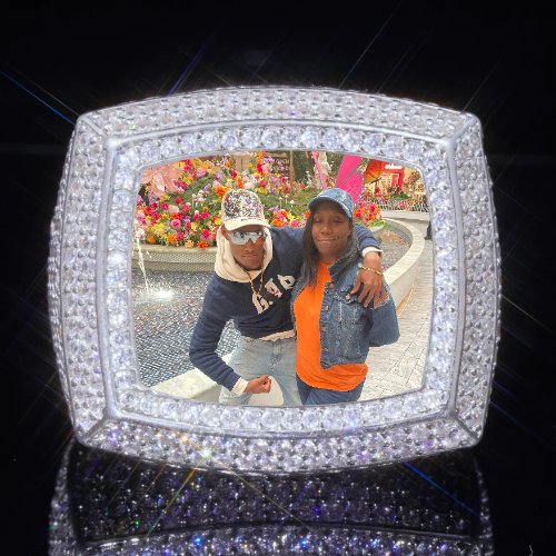 3D CUSTOM PICTURE ICED RING