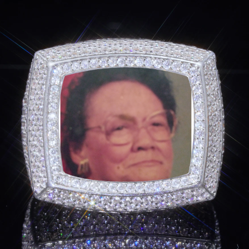 3D CUSTOM PICTURE ICED RING