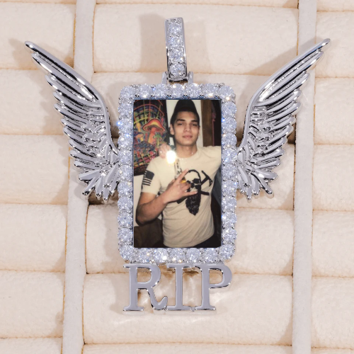 RIP WING 3D CUSTOM PICTURE PENDANT