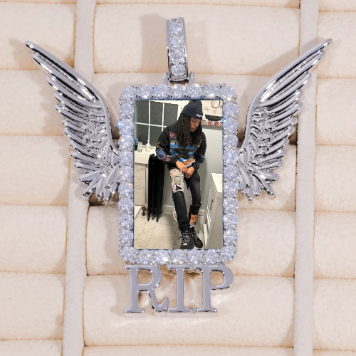RIP WING 3D CUSTOM PICTURE PENDANT