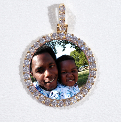 3D CIRCLE CUSTOM PICTURE PENDANT SMALL SIZE