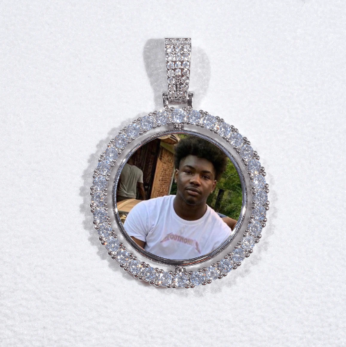 3D Spinning 2-Faced Custom Picture Pendant