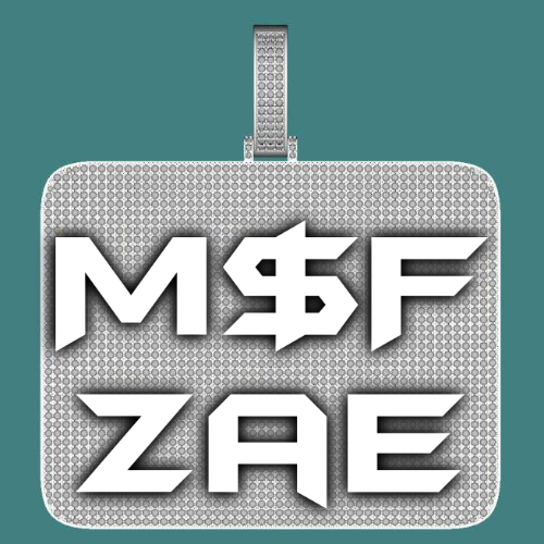 CUSTOM LETTER NECKLACE 3D BIG SQUARE