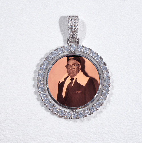 3D Spinning 2-Faced Custom Picture Pendant