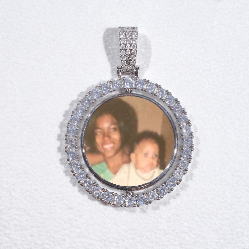 3D Spinning 2-Faced Custom Picture Pendant