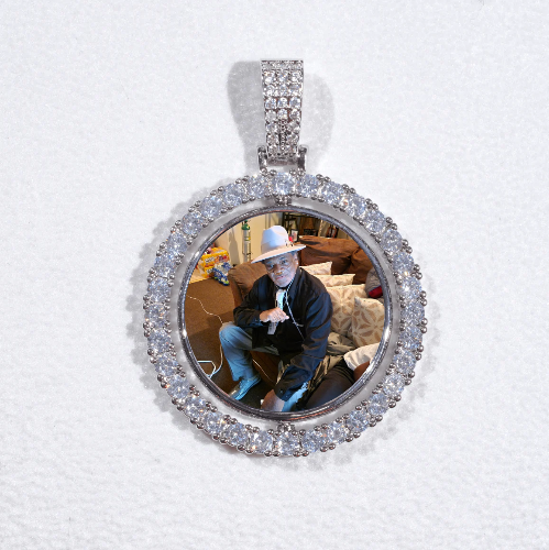 3D Spinning 2-Faced Custom Picture Pendant