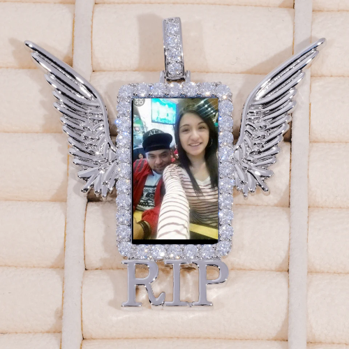 RIP WING 3D CUSTOM PICTURE PENDANT