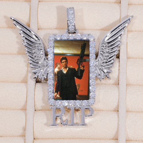 RIP WING 3D CUSTOM PICTURE PENDANT