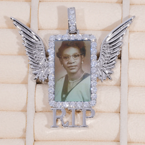 RIP WING 3D CUSTOM PICTURE PENDANT