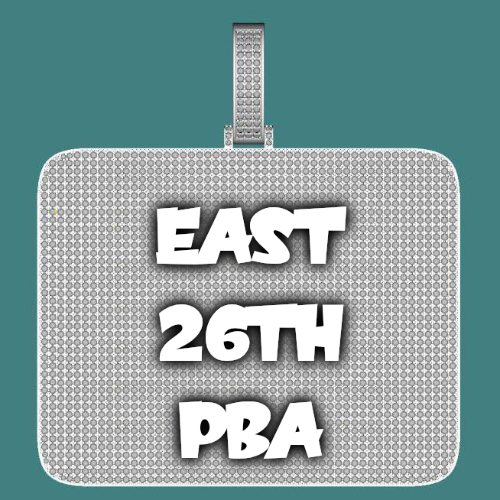 CUSTOM LETTER NECKLACE 3D BIG SQUARE