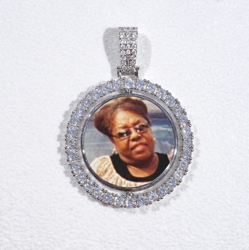 3D Spinning 2-Faced Custom Picture Pendant