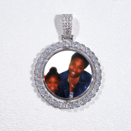 3D Spinning 2-Faced Custom Picture Pendant