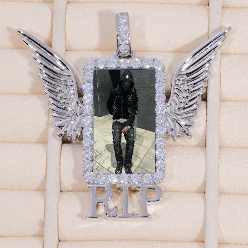 RIP WING 3D CUSTOM PICTURE PENDANT