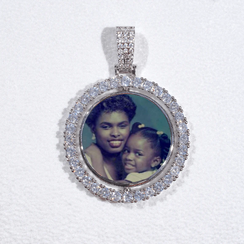 3D Spinning 2-Faced Custom Picture Pendant