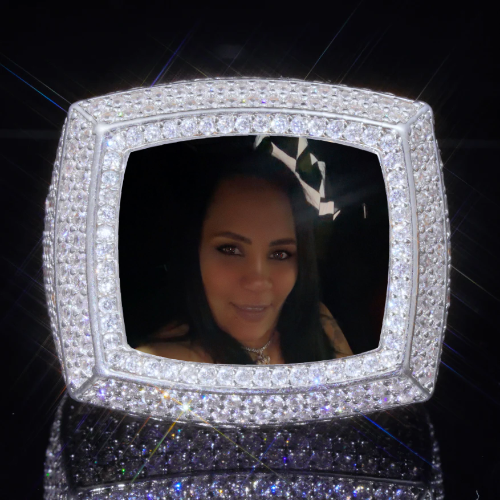 3D CUSTOM PICTURE ICED RING