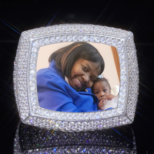 3D CUSTOM PICTURE ICED RING