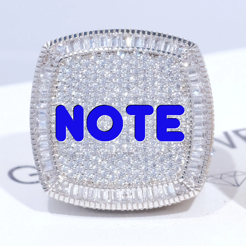 CUSTOM LETTER 3D ICED RING