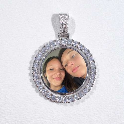 3D Spinning 2-Faced Custom Picture Pendant