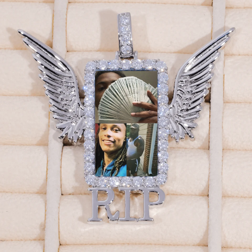 RIP WING 3D CUSTOM PICTURE PENDANT