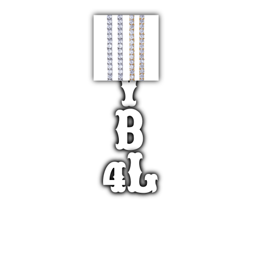 Custom Letters Freibeuter Font Necklace