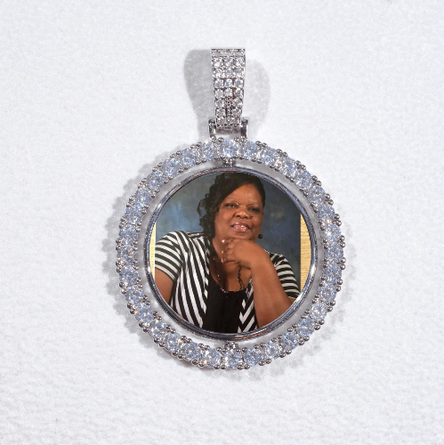 3D Spinning 2-Faced Custom Picture Pendant