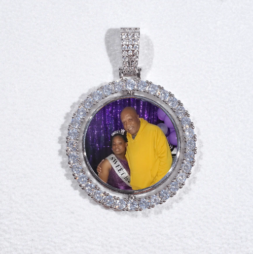 3D Spinning 2-Faced Custom Picture Pendant