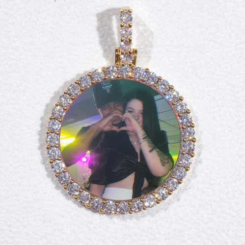 3D CIRCLE CUSTOM PICTURE PENDANT SMALL SIZE