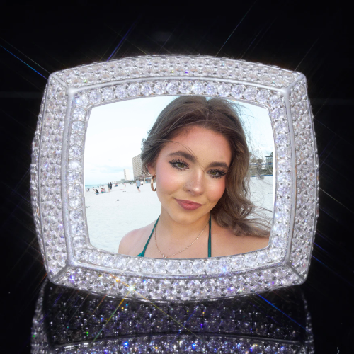 3D CUSTOM PICTURE ICED RING