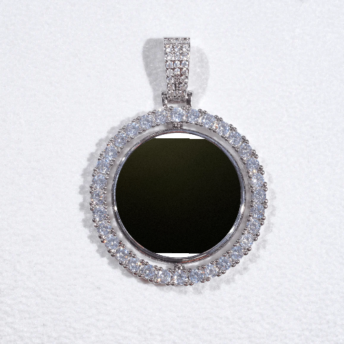 3D Spinning 2-Faced Custom Picture Pendant