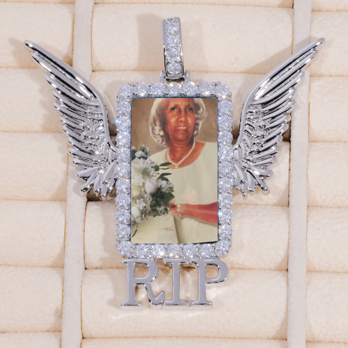 RIP WING 3D CUSTOM PICTURE PENDANT