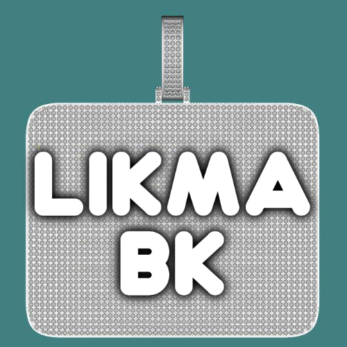 CUSTOM LETTER NECKLACE 3D BIG SQUARE
