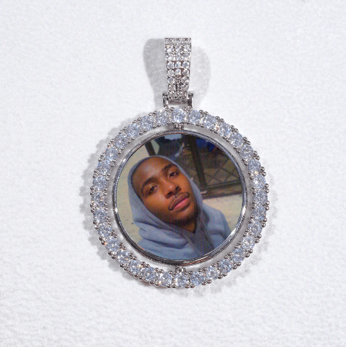 3D Spinning 2-Faced Custom Picture Pendant