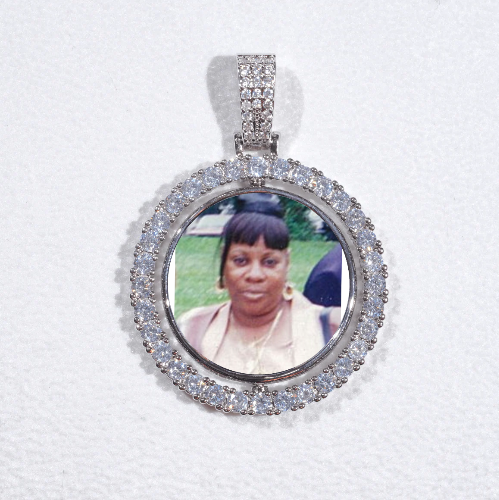 3D Spinning 2-Faced Custom Picture Pendant