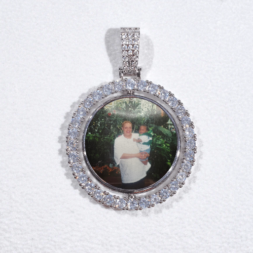 3D Spinning 2-Faced Custom Picture Pendant
