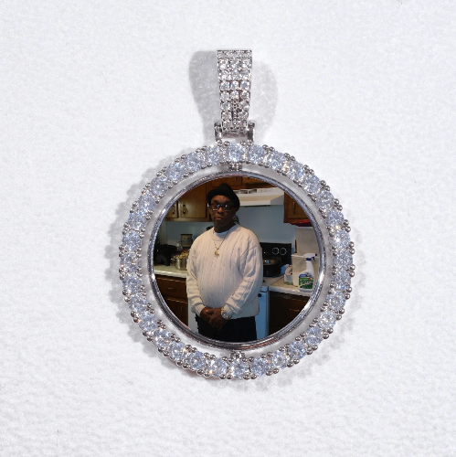 3D Spinning 2-Faced Custom Picture Pendant