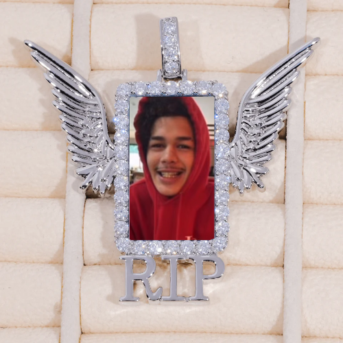 RIP WING 3D CUSTOM PICTURE PENDANT