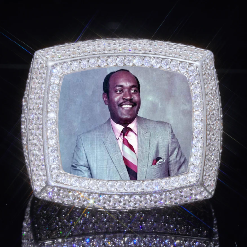 3D CUSTOM PICTURE ICED RING