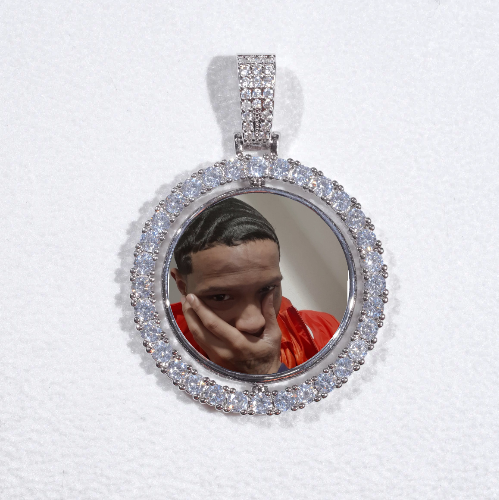 3D Spinning 2-Faced Custom Picture Pendant