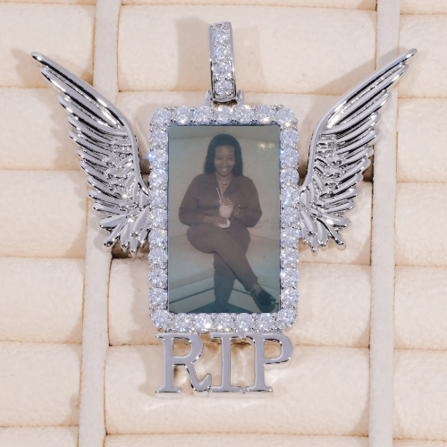 RIP WING 3D CUSTOM PICTURE PENDANT