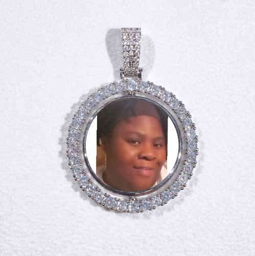 3D Spinning 2-Faced Custom Picture Pendant