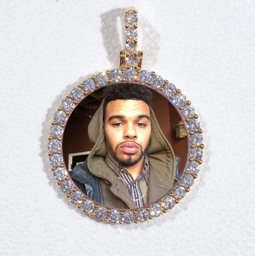 3D CIRCLE CUSTOM PICTURE PENDANT SMALL SIZE