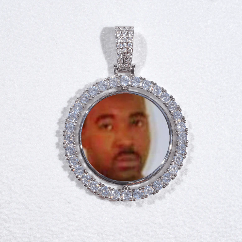 3D Spinning 2-Faced Custom Picture Pendant