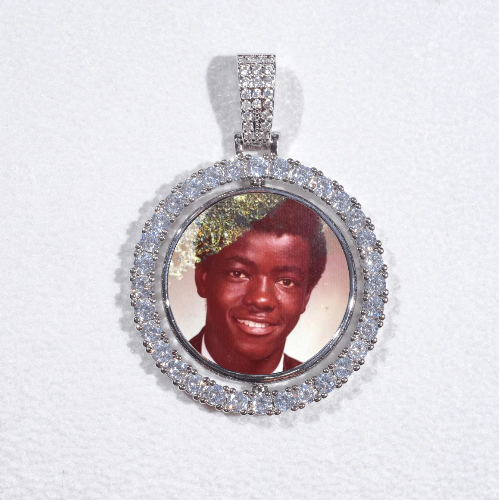 3D Spinning 2-Faced Custom Picture Pendant