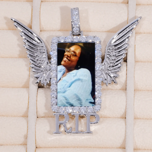 RIP WING 3D CUSTOM PICTURE PENDANT