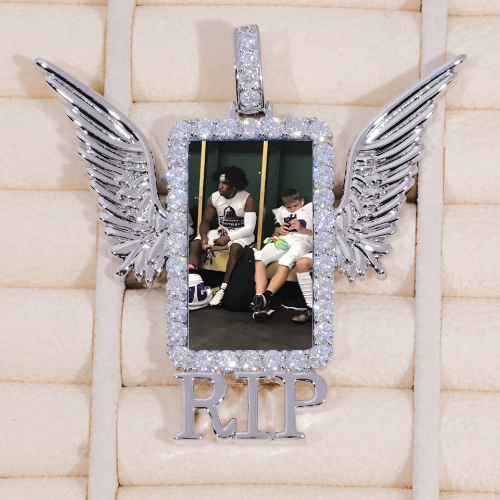 RIP WING 3D CUSTOM PICTURE PENDANT